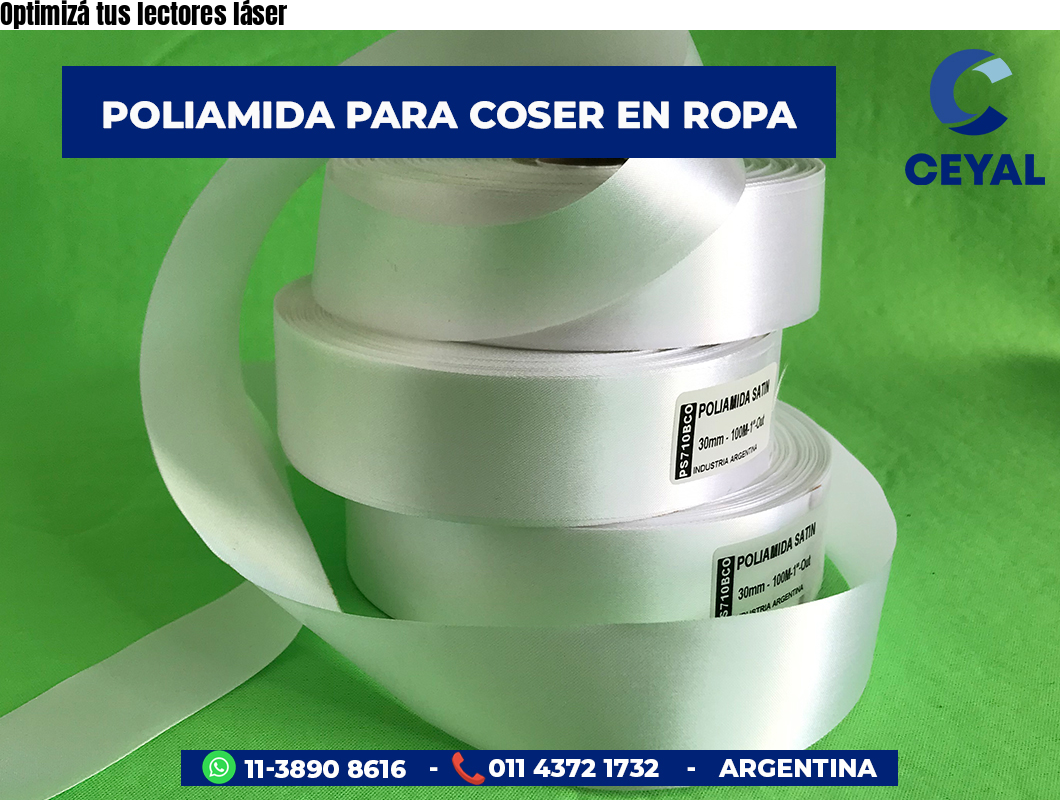 Optimizá tus lectores láser