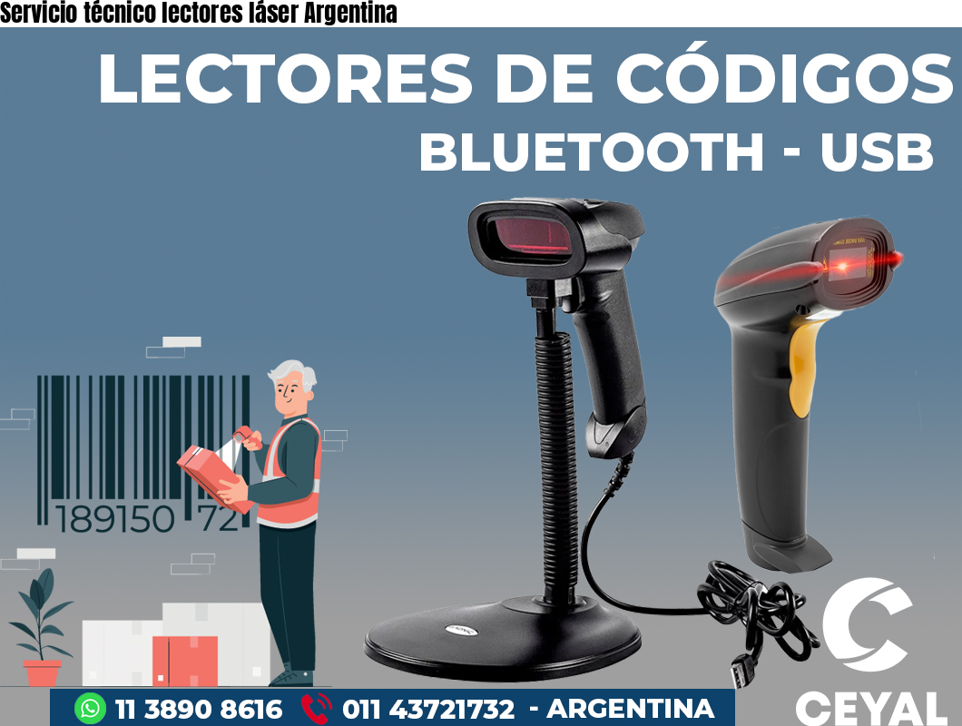 Servicio técnico lectores láser Argentina