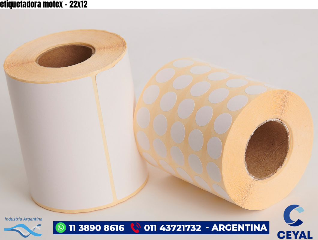 etiquetadora motex - 22x12
