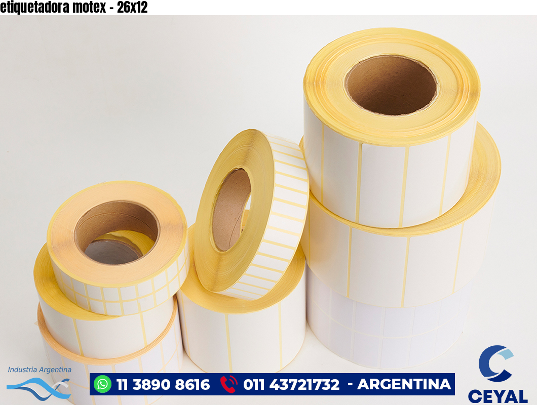 etiquetadora motex - 26x12