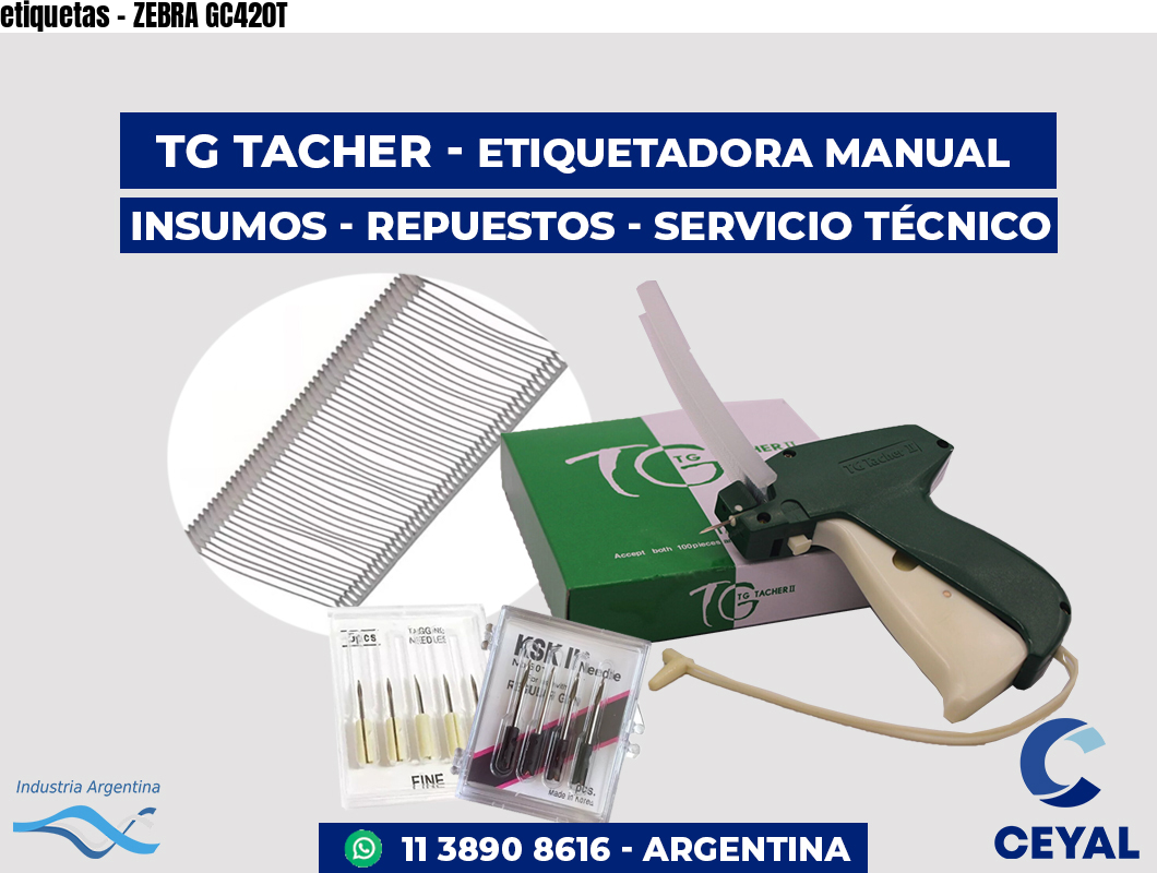 etiquetas - ZEBRA GC420T
