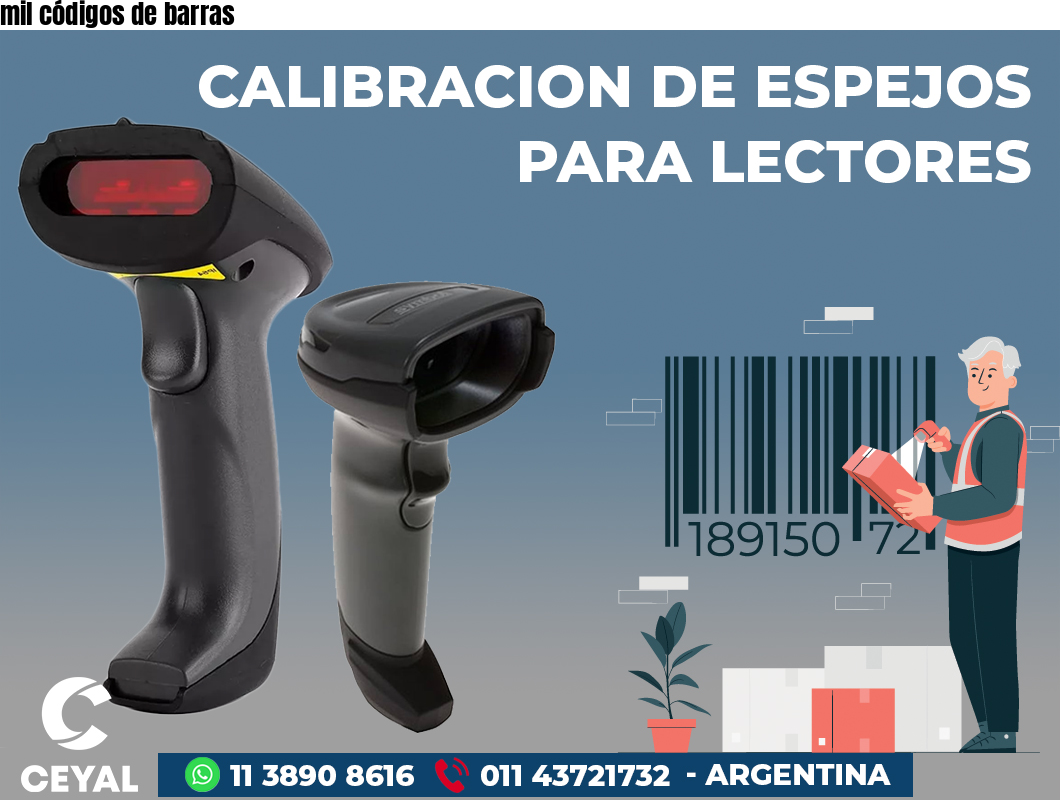 mil códigos de barras