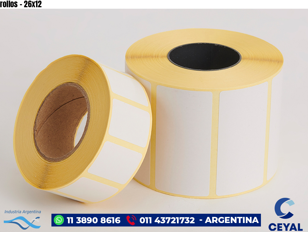 rollos - 26x12