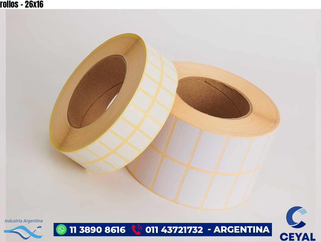 rollos - 26x16