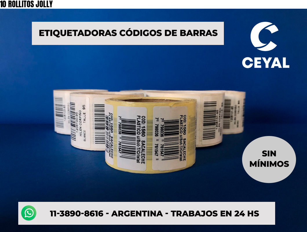 10 ROLLITOS JOLLY
