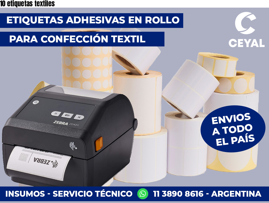10 etiquetas textiles