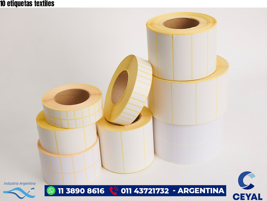 10 etiquetas textiles