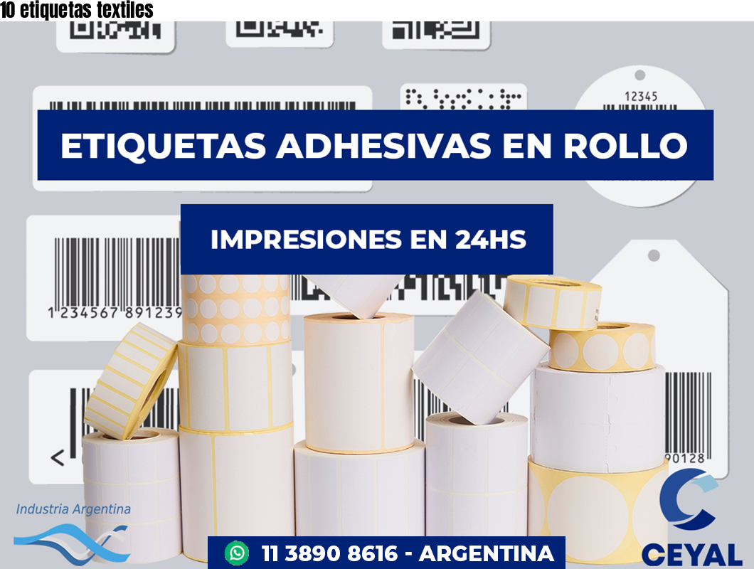 10 etiquetas textiles