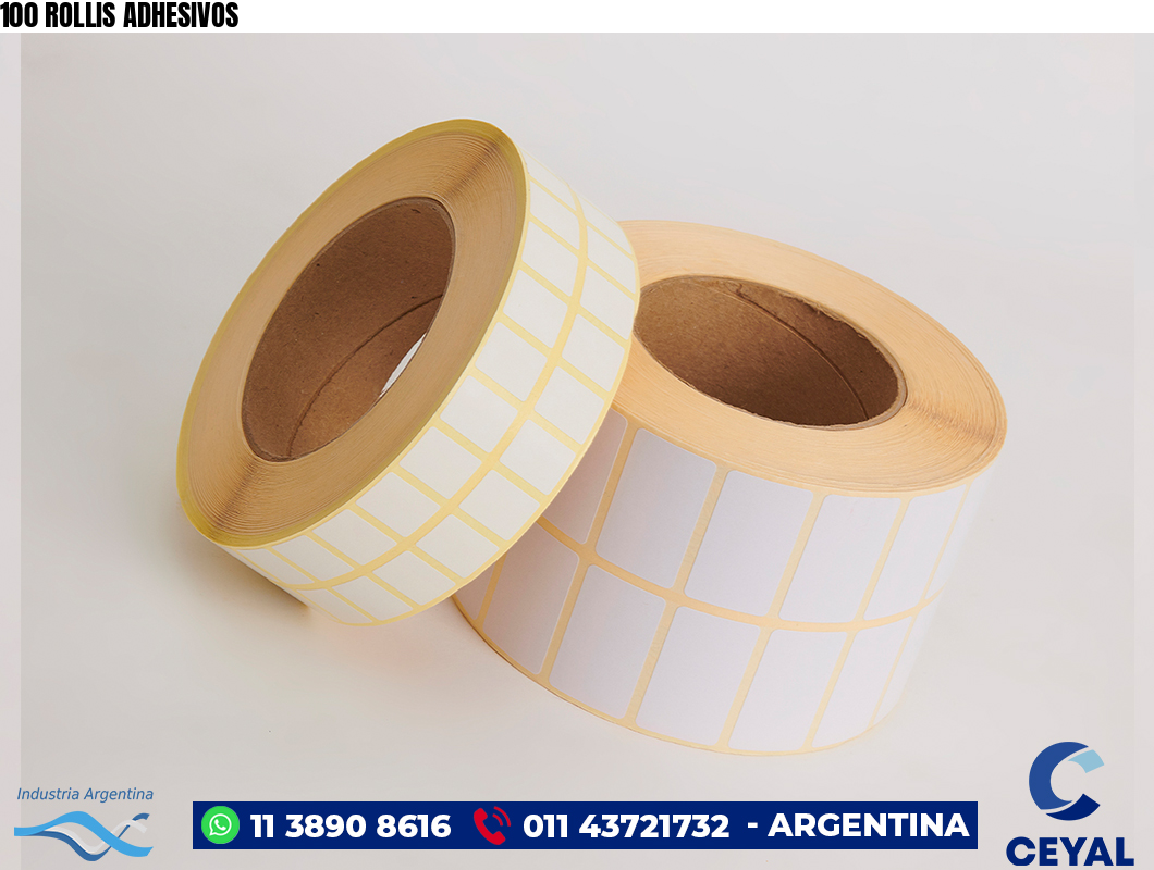 100 ROLLIS ADHESIVOS