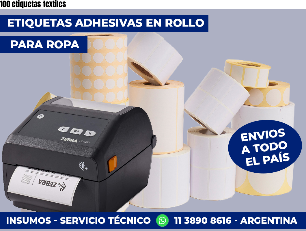 100 etiquetas textiles