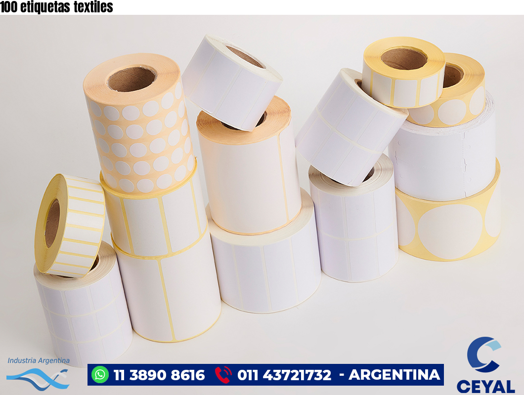 100 etiquetas textiles