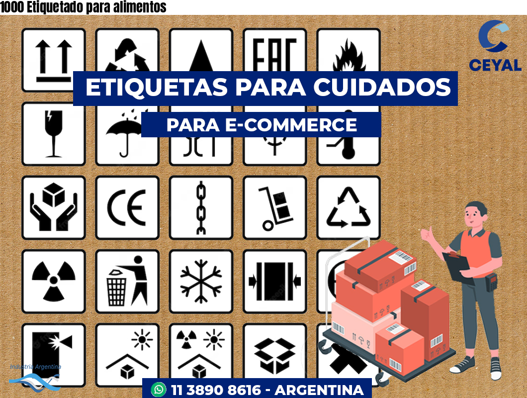 1000 Etiquetado para alimentos