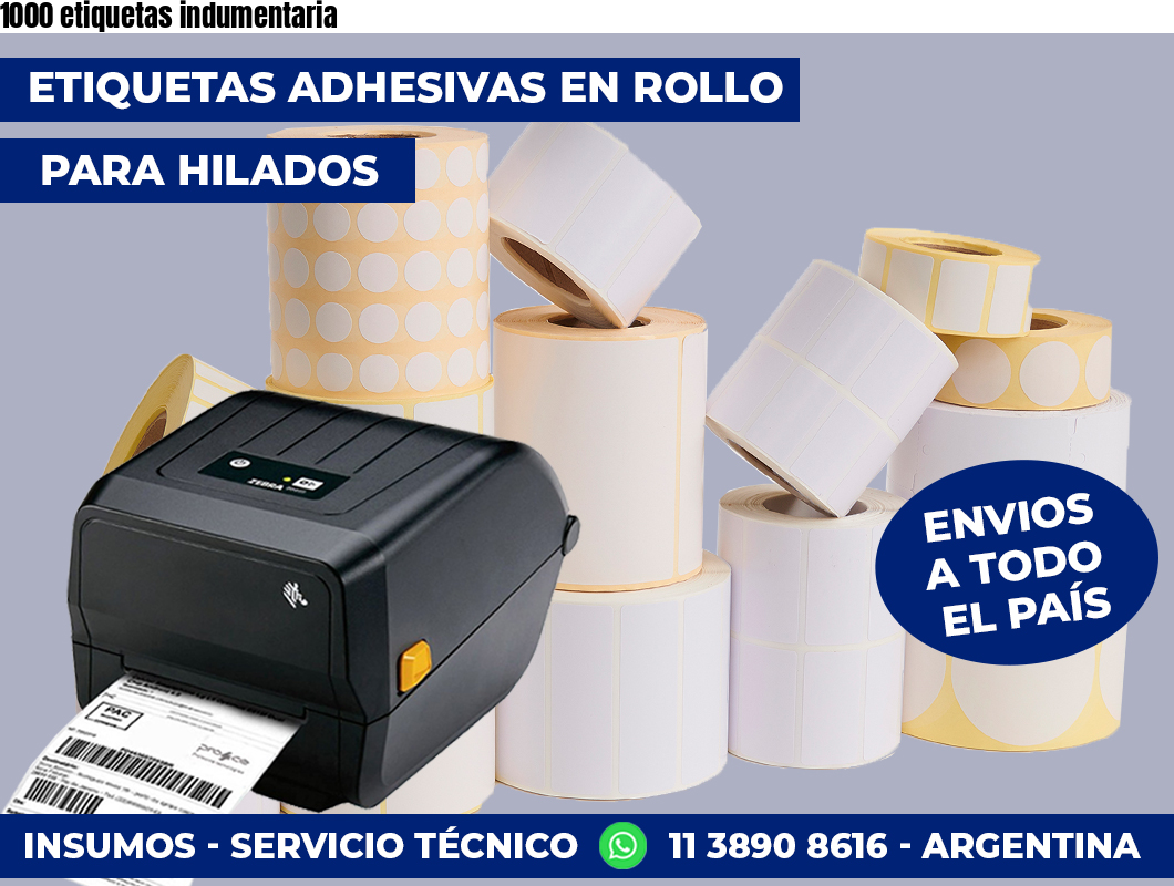 1000 etiquetas indumentaria