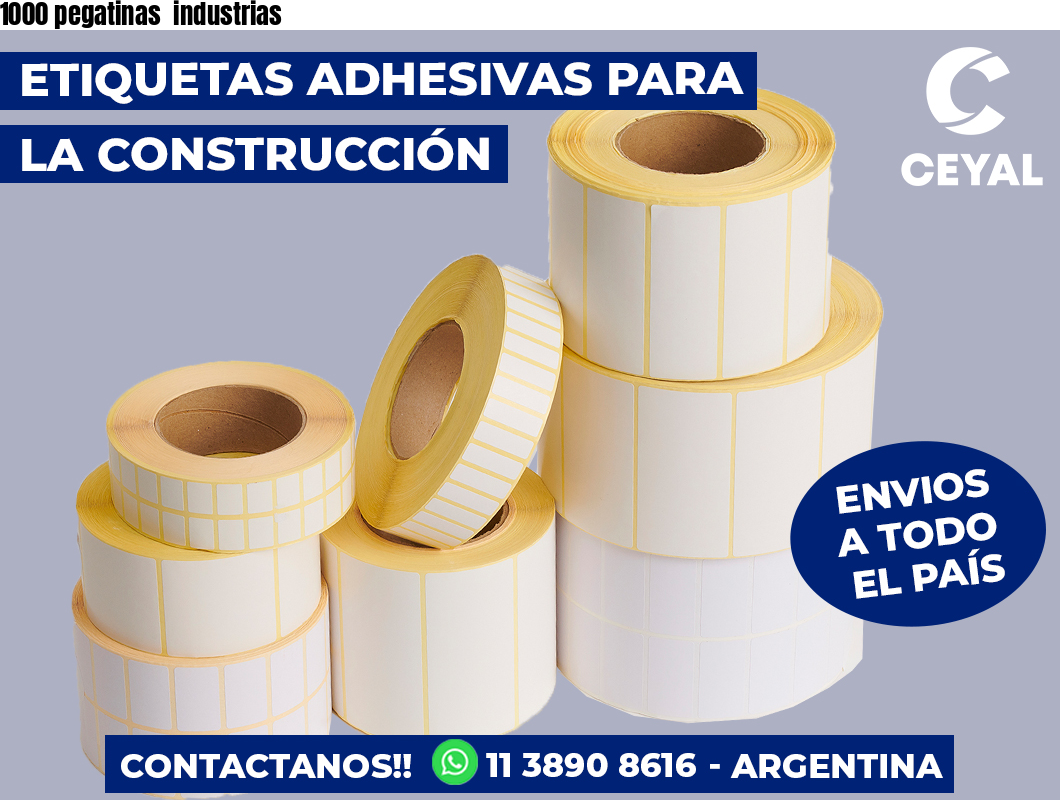 1000 pegatinas  industrias