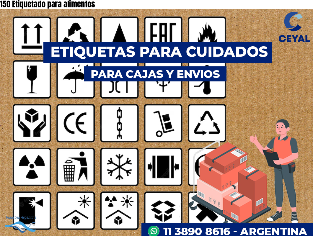 150 Etiquetado para alimentos