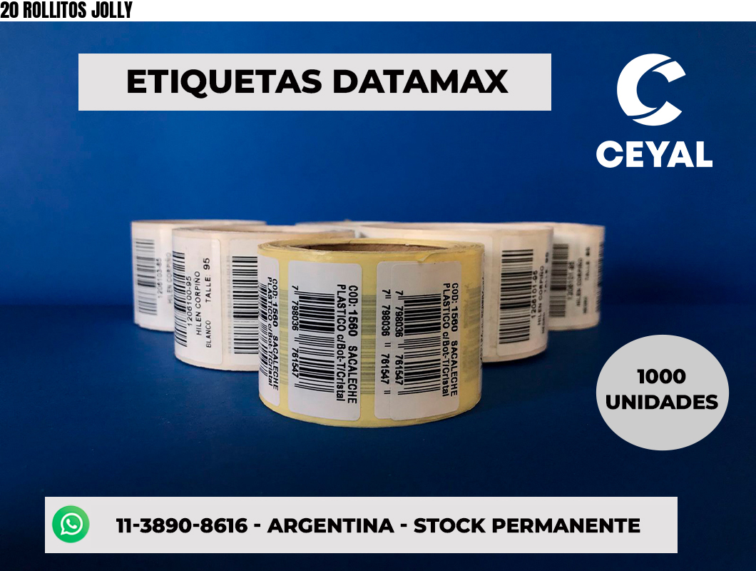 20 ROLLITOS JOLLY