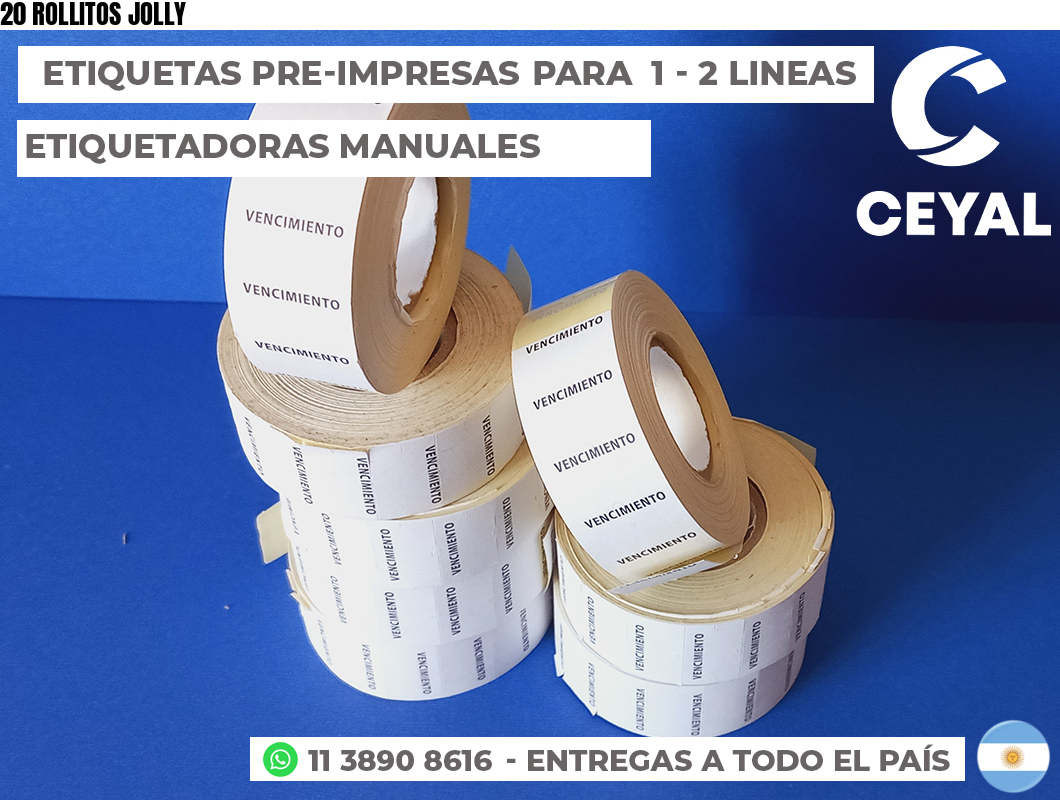 20 ROLLITOS JOLLY