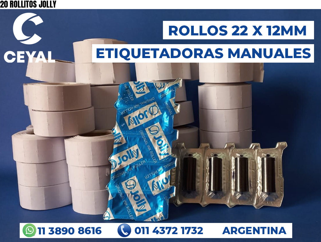 20 ROLLITOS JOLLY
