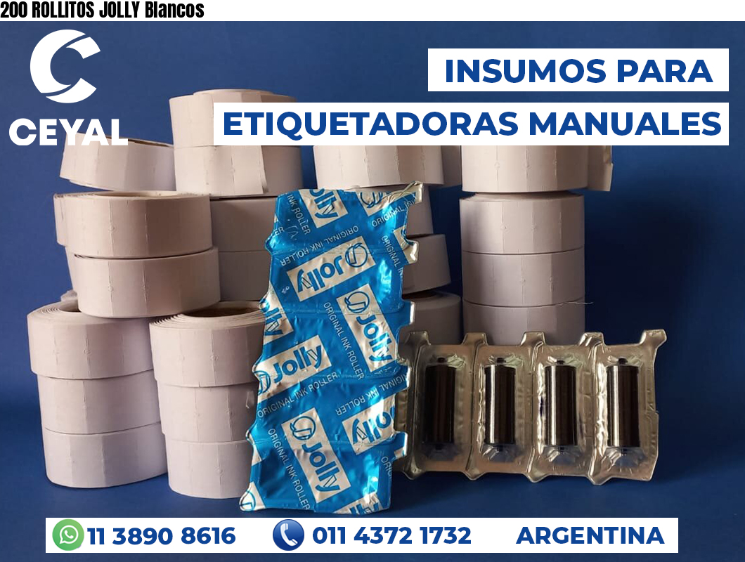 200 ROLLITOS JOLLY Blancos