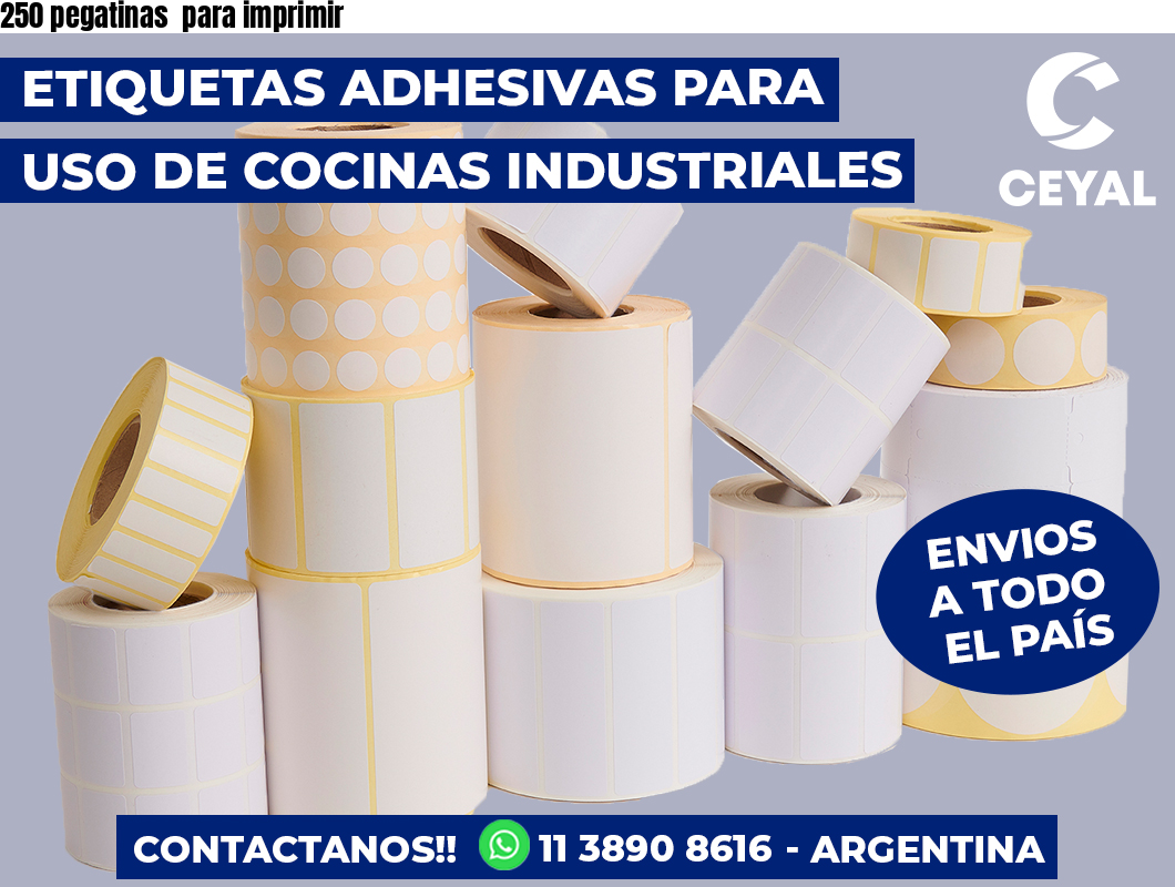 250 pegatinas  para imprimir