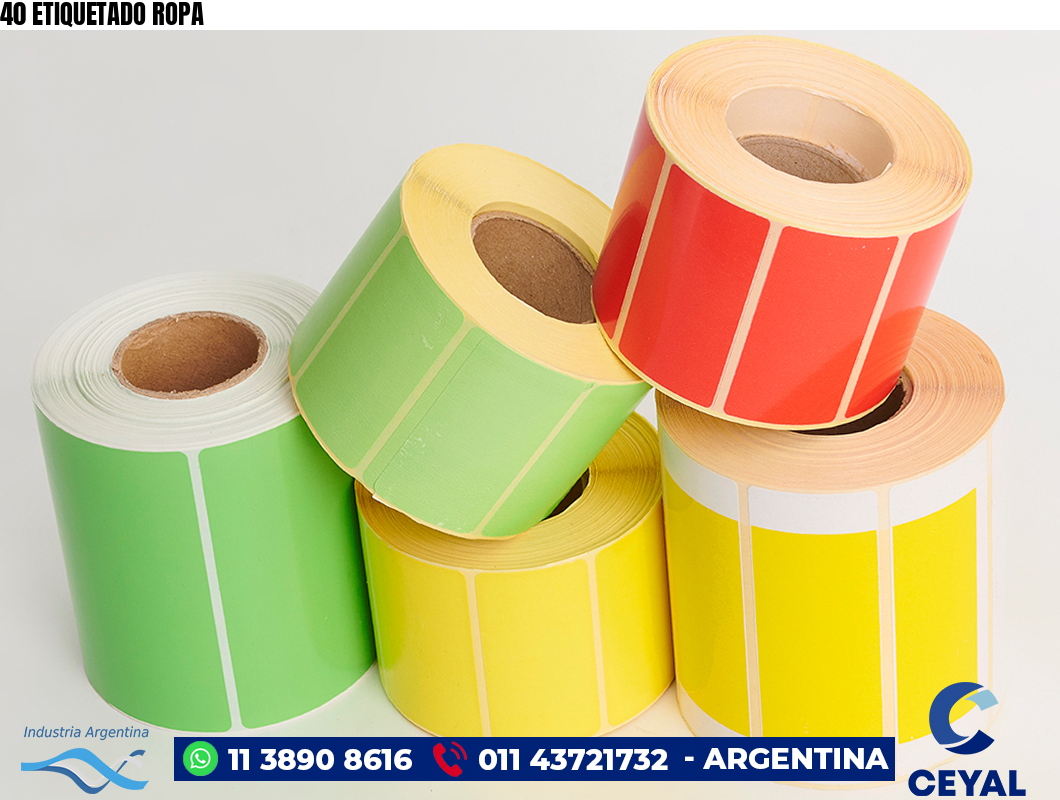 40 ETIQUETADO ROPA