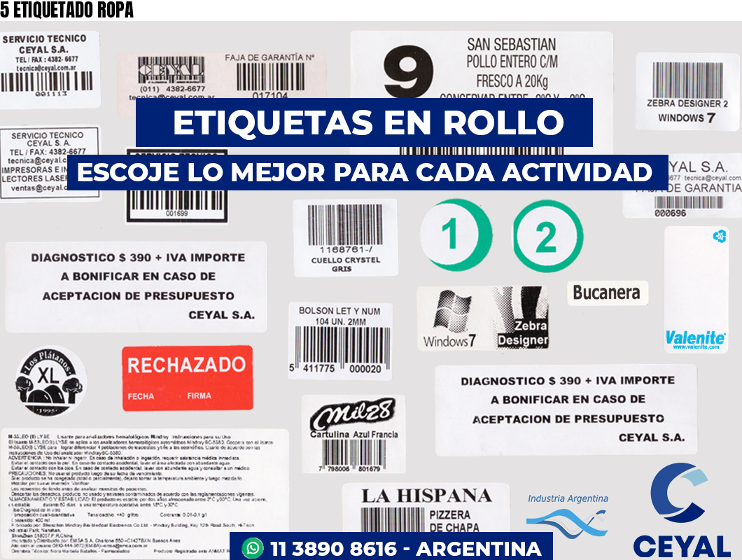 5 ETIQUETADO ROPA