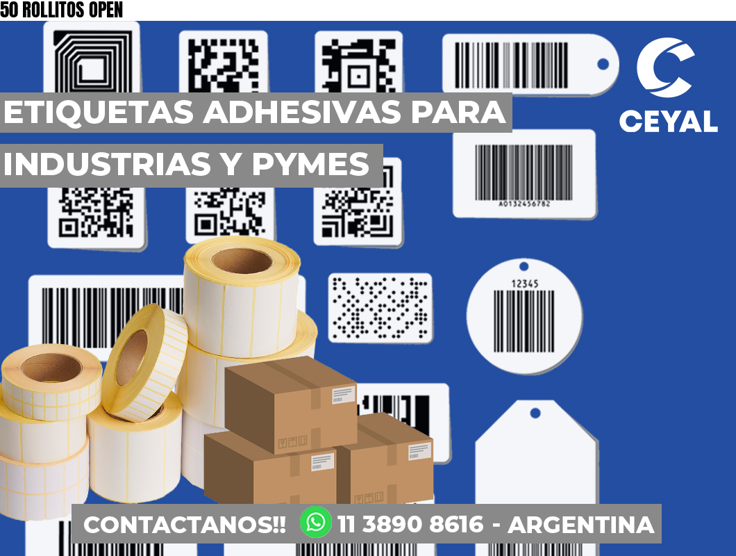 50 ROLLITOS OPEN