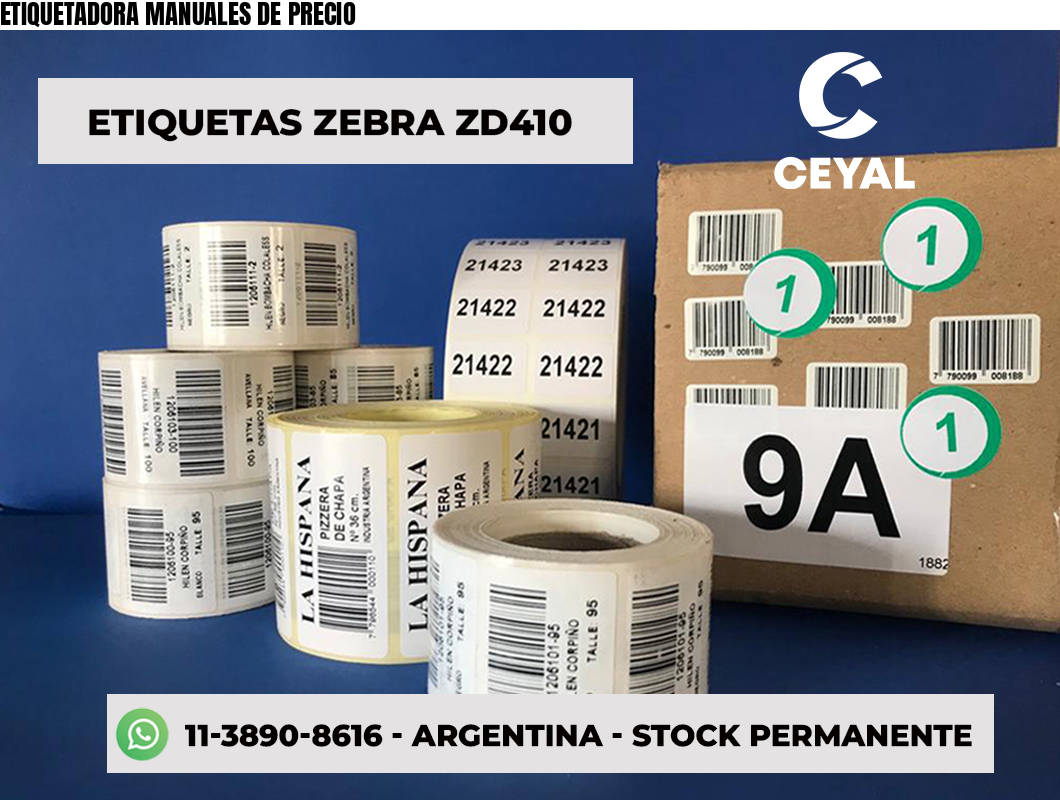 ETIQUETADORA MANUALES DE PRECIO