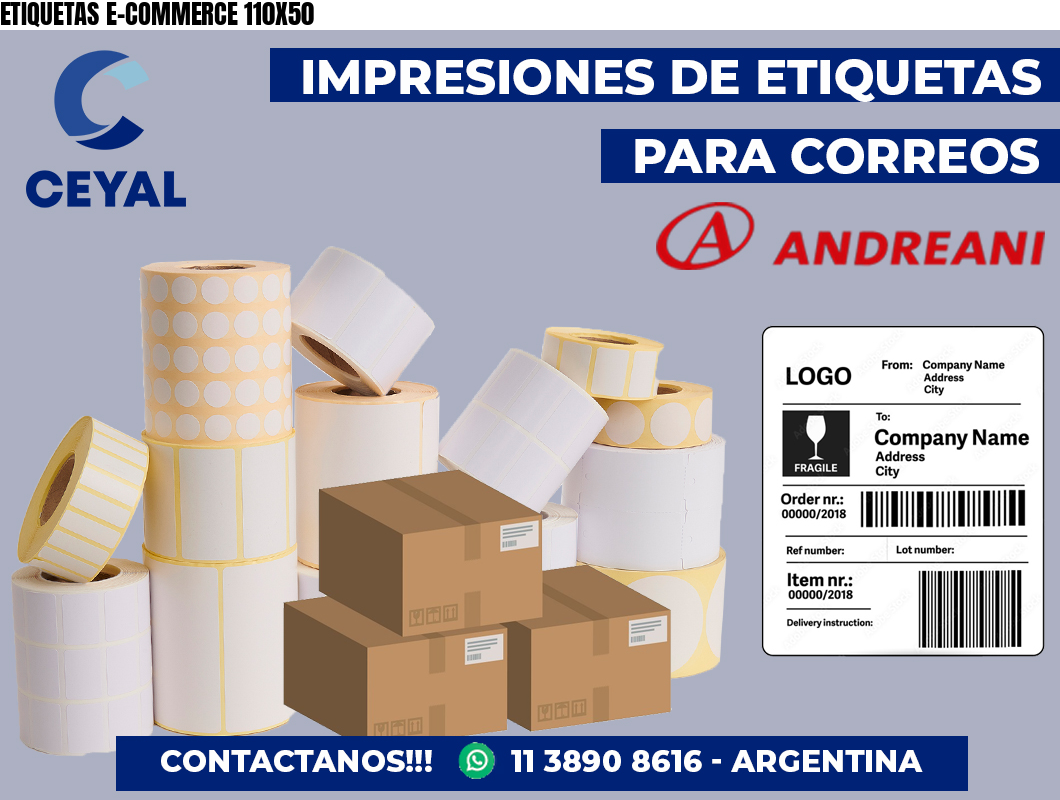 ETIQUETAS E-COMMERCE 110X50