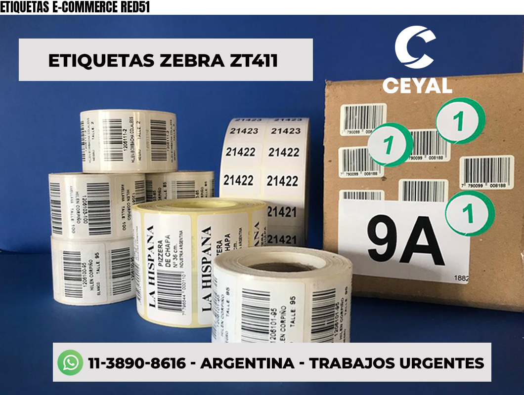 ETIQUETAS E-COMMERCE RED51