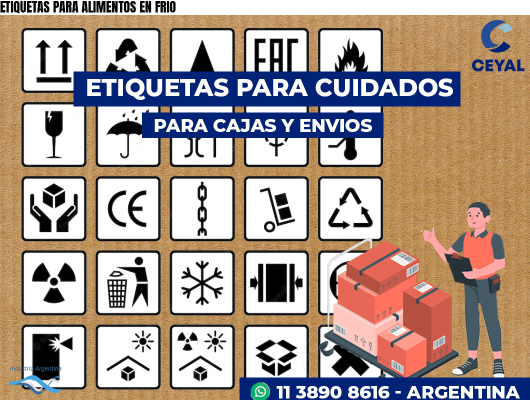ETIQUETAS PARA ALIMENTOS EN FRIO