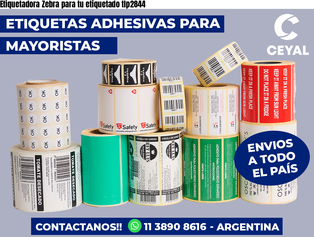 Etiquetadora Zebra para tu etiquetado tlp2844