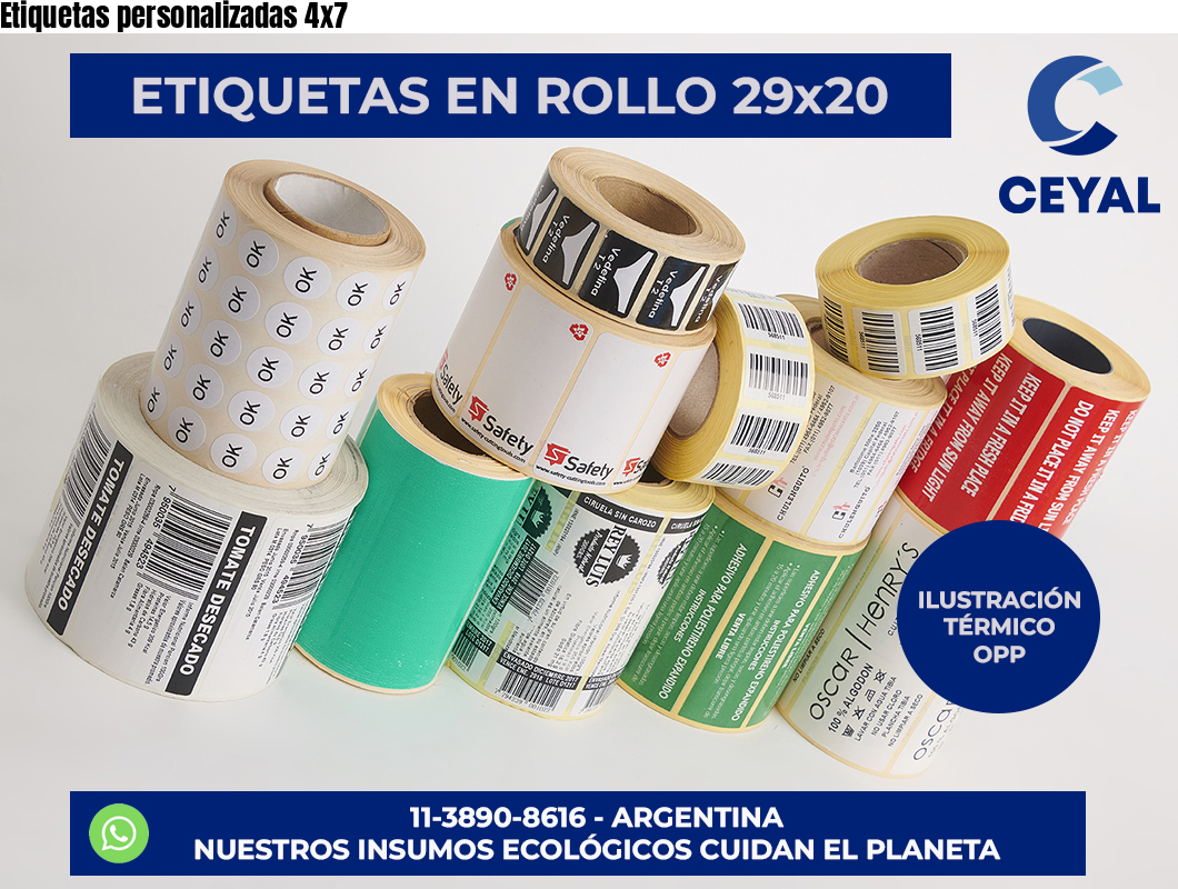 Etiquetas personalizadas 4×7