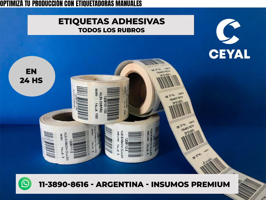 OPTIMIZÁ TU PRODUCCIÓN CON ETIQUETADORAS MANUALES