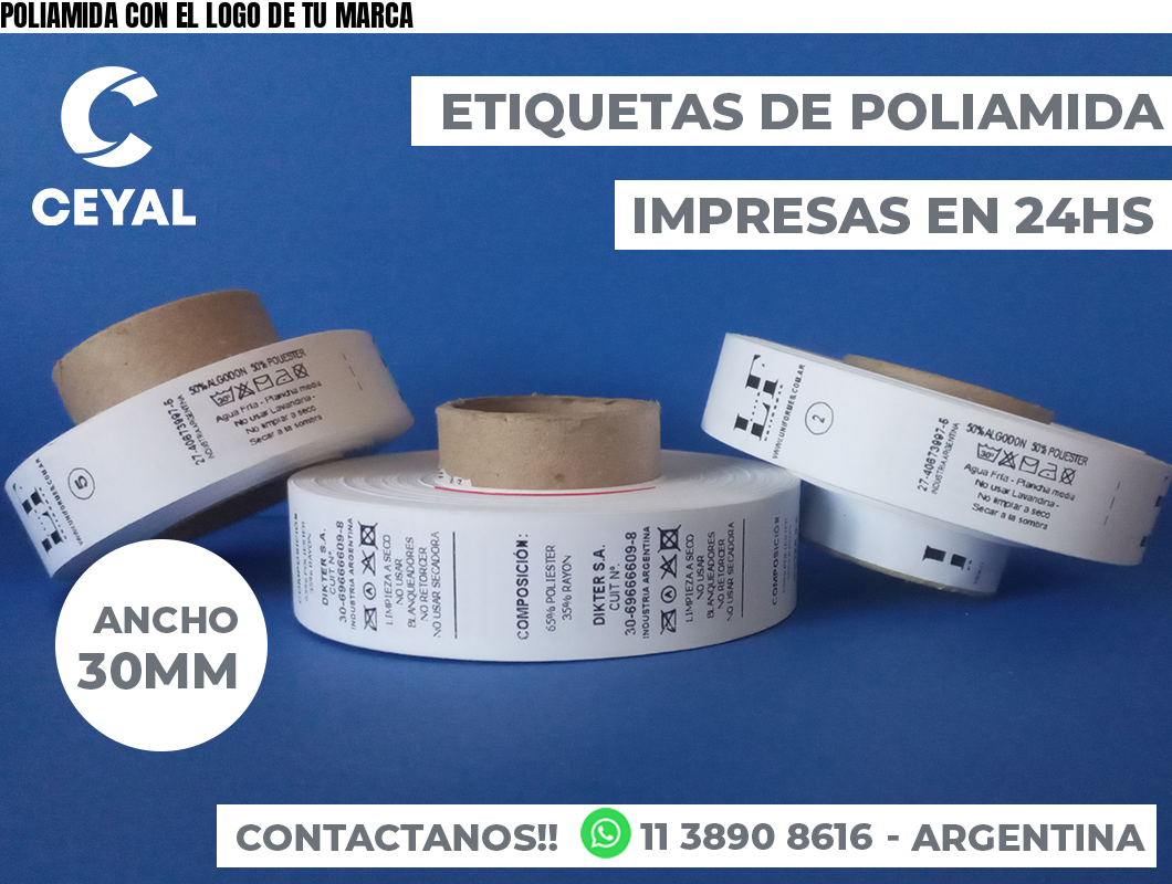 POLIAMIDA CON EL LOGO DE TU MARCA