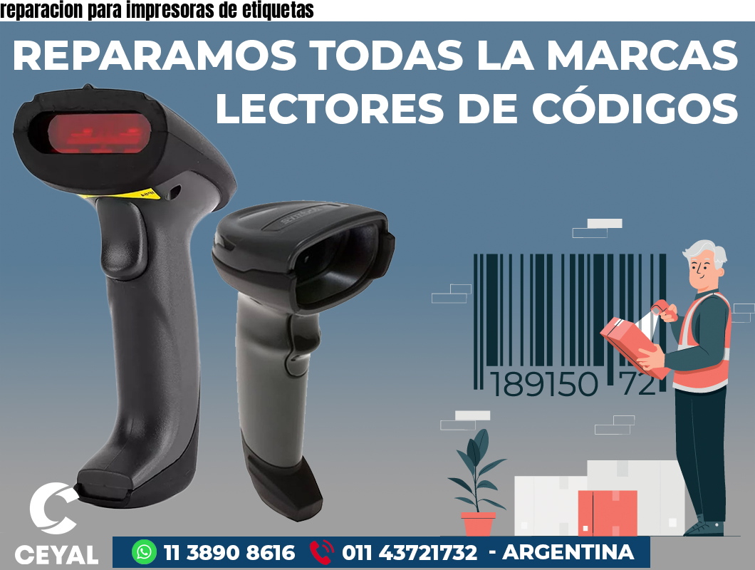 reparacion para impresoras de etiquetas
