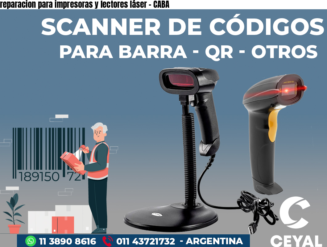 reparacion para impresoras y lectores láser - CABA