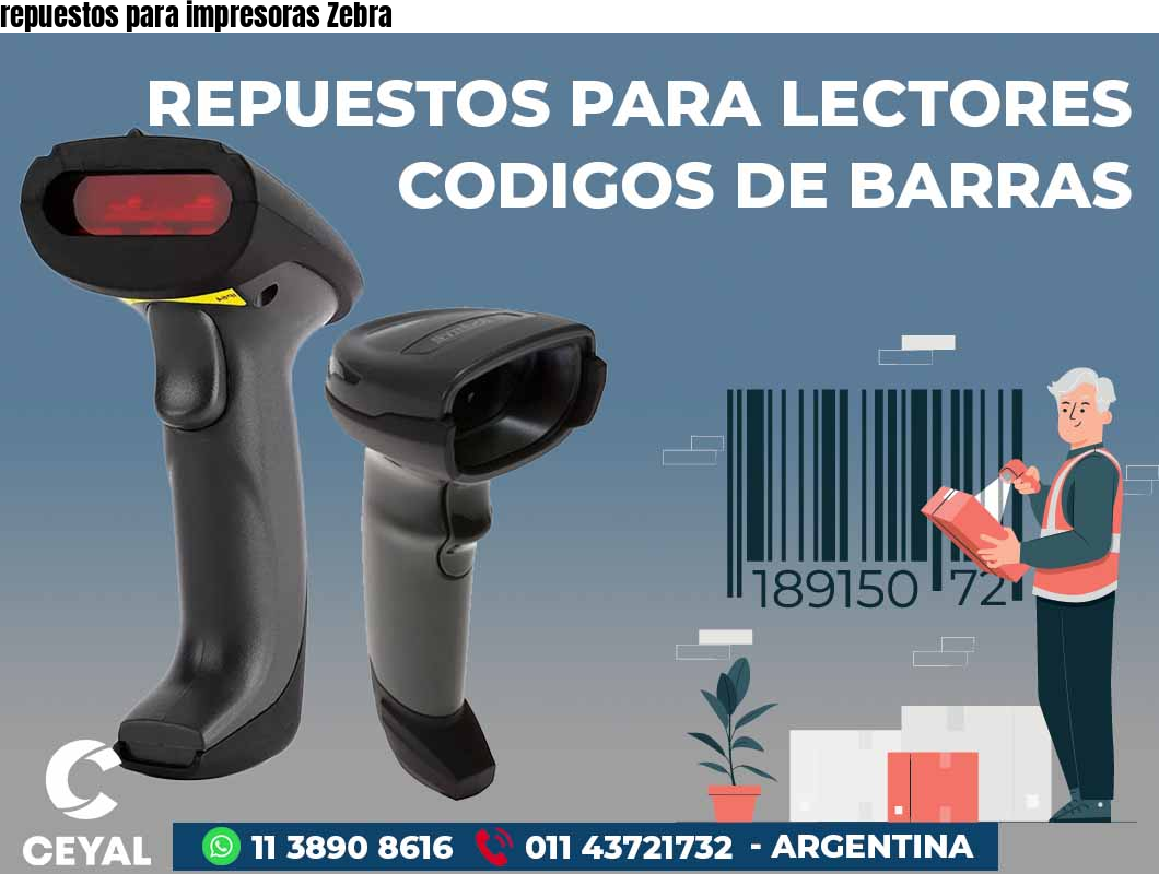 repuestos para impresoras Zebra