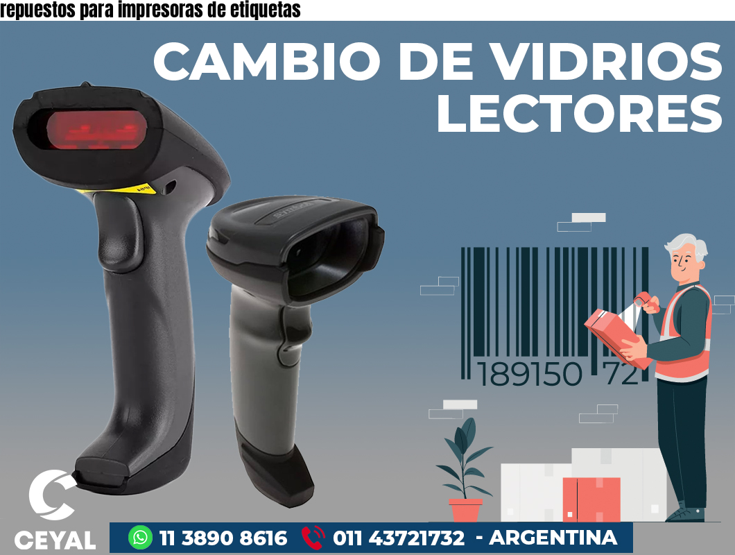 repuestos para impresoras de etiquetas