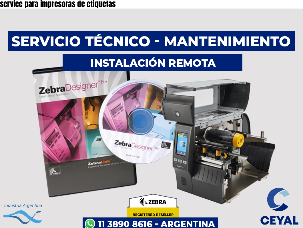 service para impresoras de etiquetas
