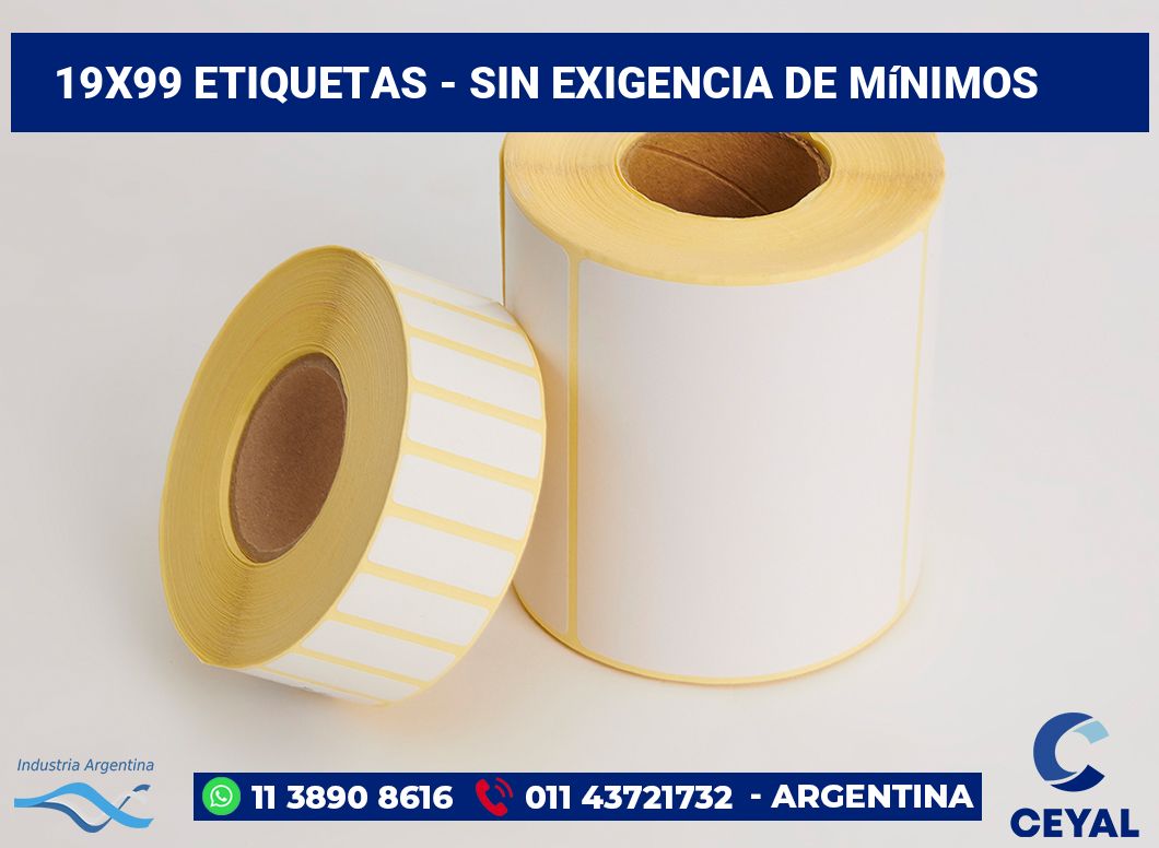 19×99 Etiquetas