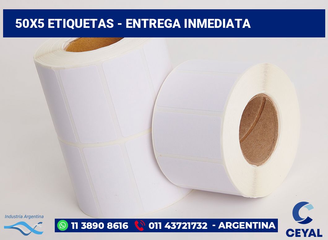 50×5 Etiquetas
