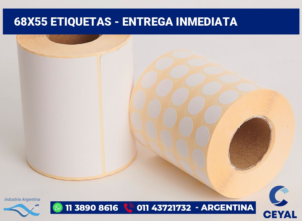 68×55 Etiquetas