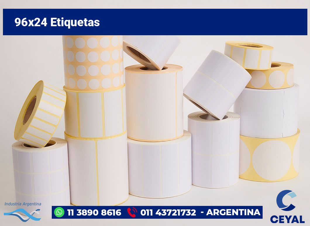 96x24 Etiquetas
