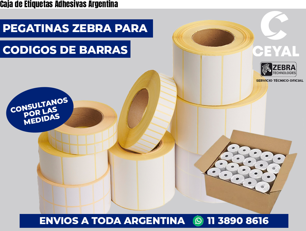 Caja de Etiquetas Adhesivas Argentina