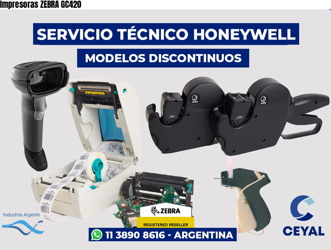 Impresoras ZEBRA GC420