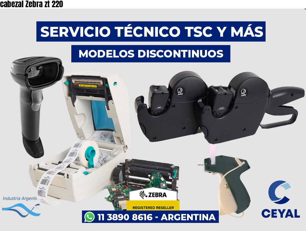 cabezal Zebra zt 220
