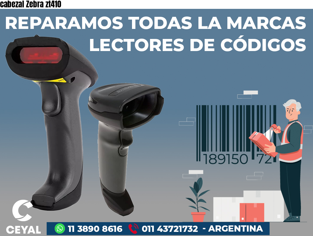 cabezal Zebra zt410