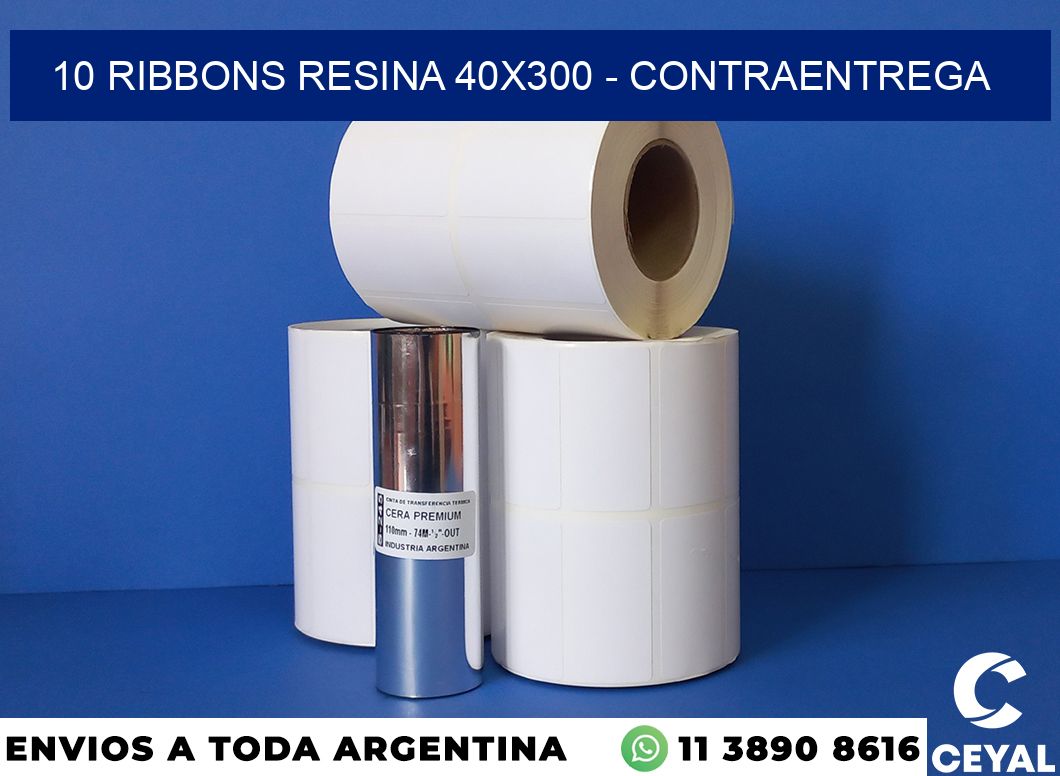 10 Ribbons resina 40×300 – contraentrega