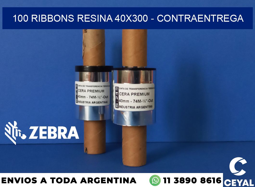 100 Ribbons resina 40x300 - contraentrega